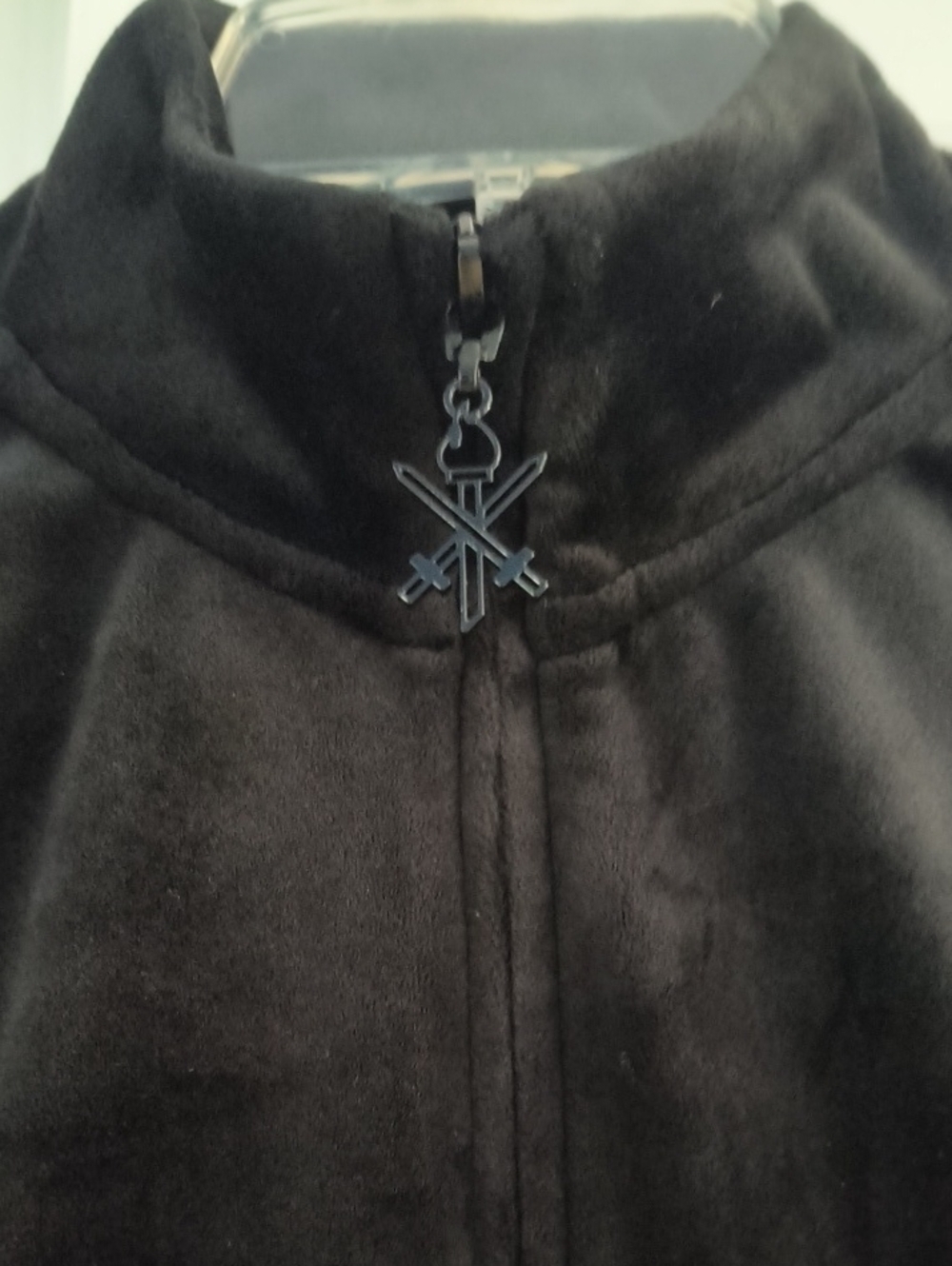 Opening Ceremony Black Velour Track Jacket Size S - Picture 4 of 6